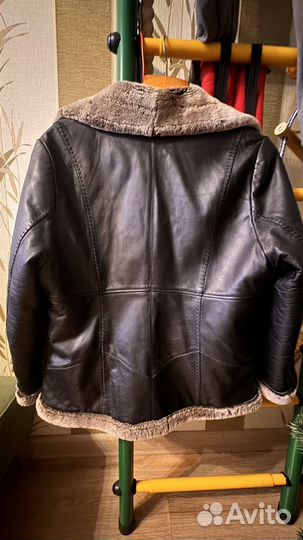 Дубленка авиатор натуральная овчина