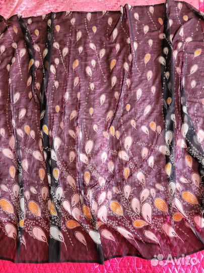 Отрез ткани. Шифон натуральный. 4м.20см