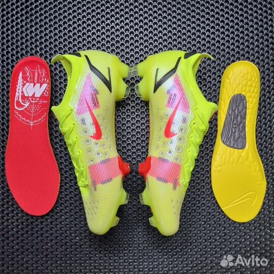 Бутсы Nike Mercurial Vapor 14 FG Салатовые