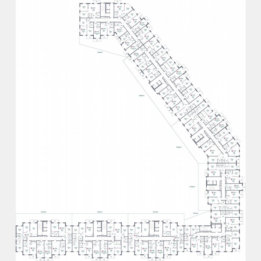 2-к. квартира, 61,2 м², 15/16 эт.