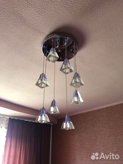 Люстра потолочная подвесная бу