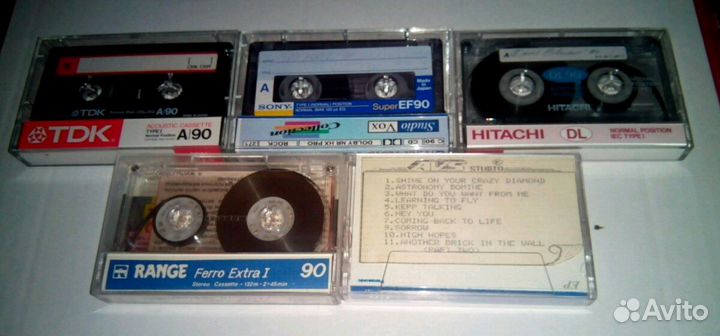 14 фирм.кассет Pink Floyd'69-2000 записи с фирм.LP