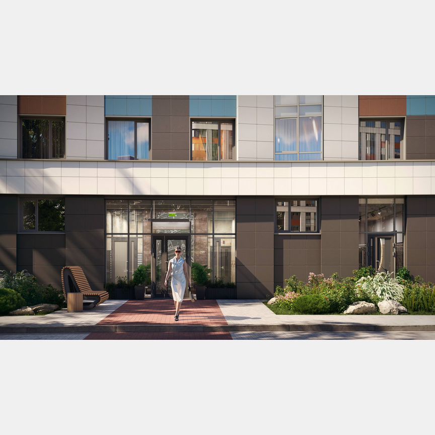 2-к. квартира, 45,3 м², 7/18 эт.