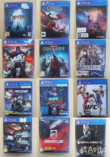 Sony PS4 игры ps5