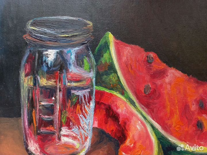 Картина маслом Сочный арбуз