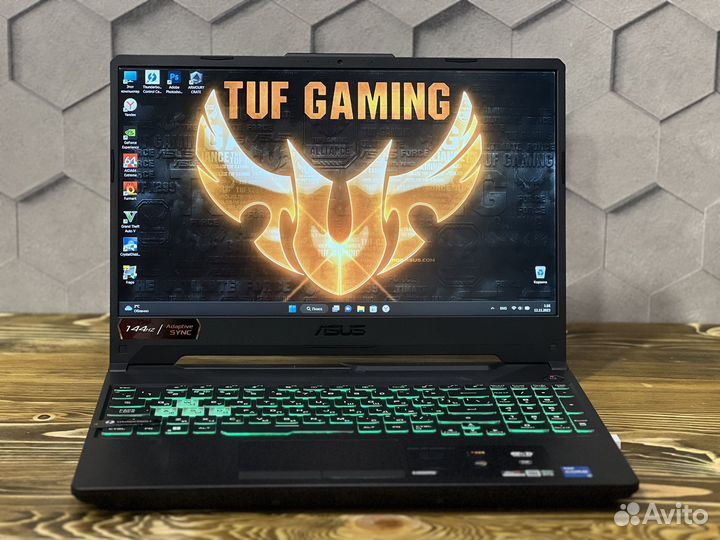 Новый 2023 Asus TUF/RTX/144гц FHD IPS/Ram16гб/SSD