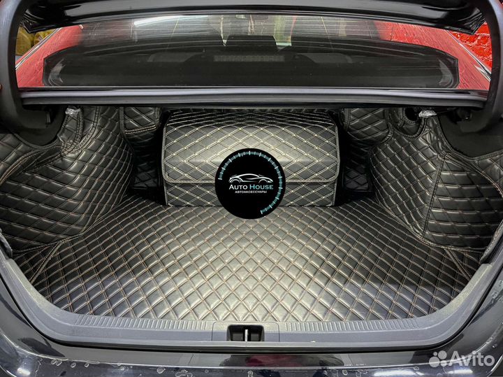 Автомобильный коврик из экокожи