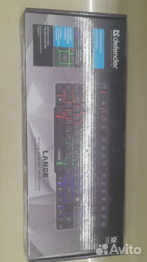 Клавиатура игровая с подсветкой lance GK-012 прово