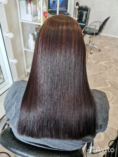 Кератиновое выпрямление волос модель