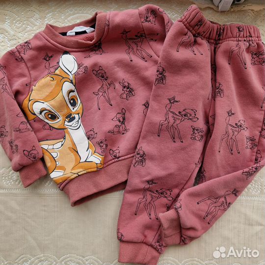 Костюмы zara, h&m для девочки 86 см