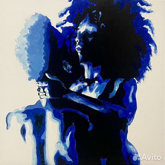 Интерьерная картина маслом девушка