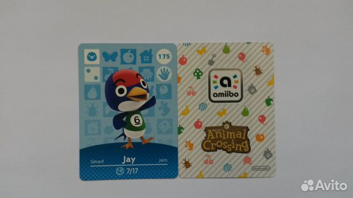 17. Animal Crossing amiibo-карты (171-180) 4U