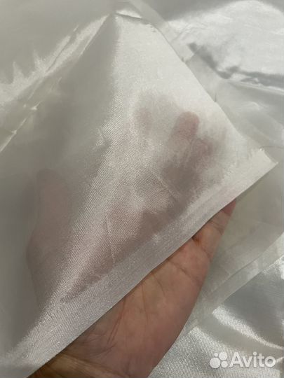 Ткань органза/тафта из натурального шелка