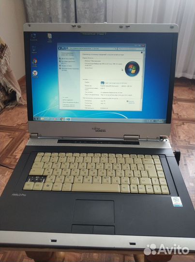 Ноутбук fujitsu siemens amilo pro