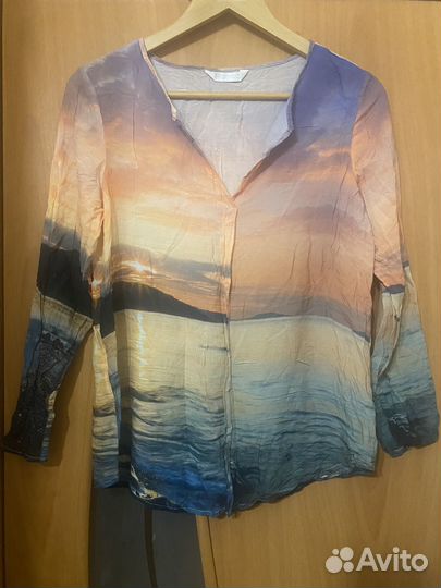 Блузка шёлк Promod -44 Франция