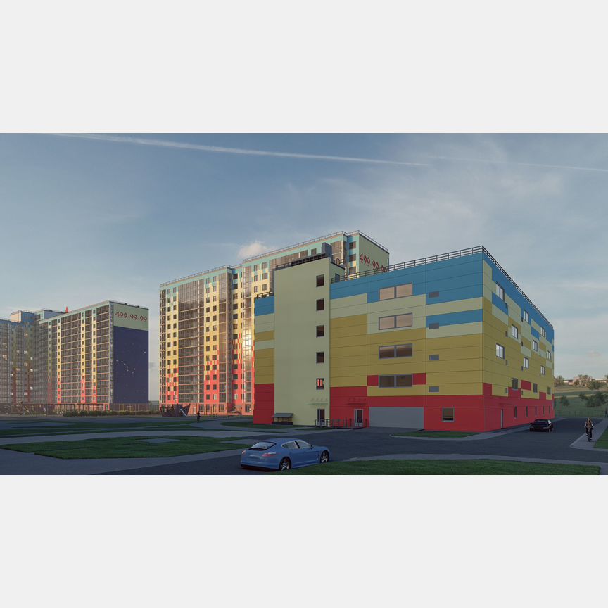 2-к. квартира, 58,7 м², 11/15 эт.