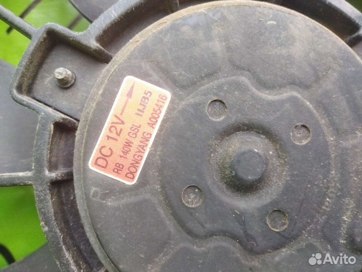 Вентилятор радиатора для Hyundai Solaris/Хендай