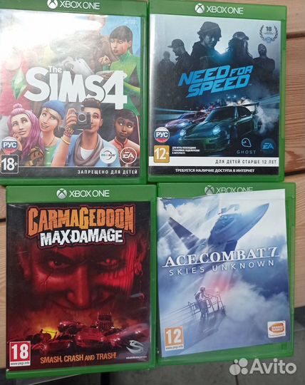 Игры на дисках для xbox one