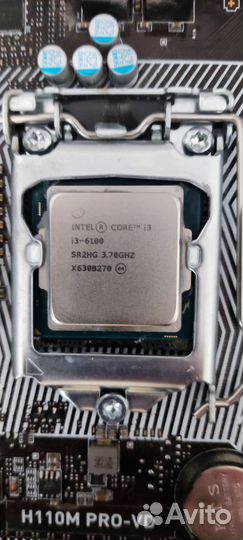 Процессор intel core i3 6100