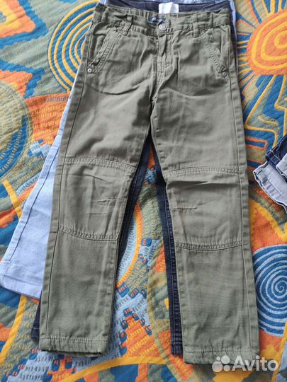 Брюки, рост 122, 3 пары