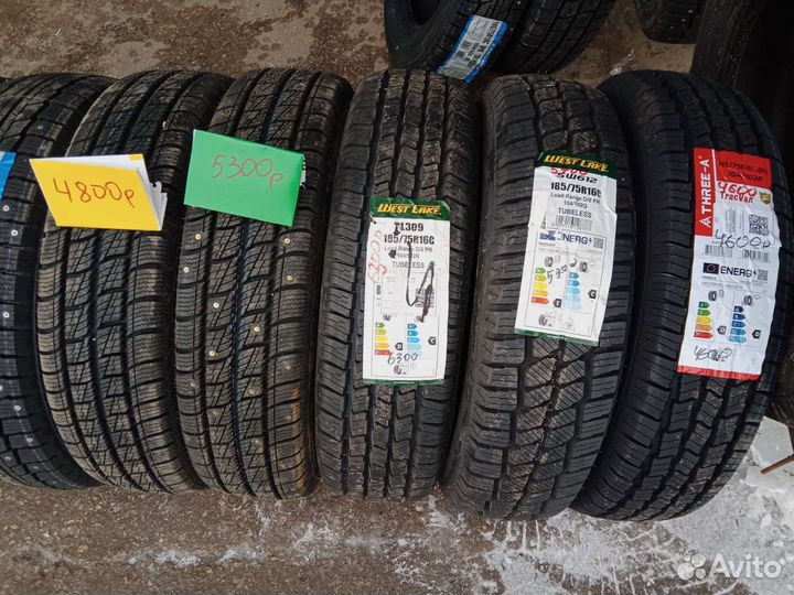 Westlake 185/75 R16C газель шипы