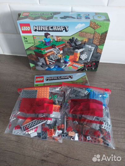 Наборы Lego Minecraft 21166, 21159, 21160