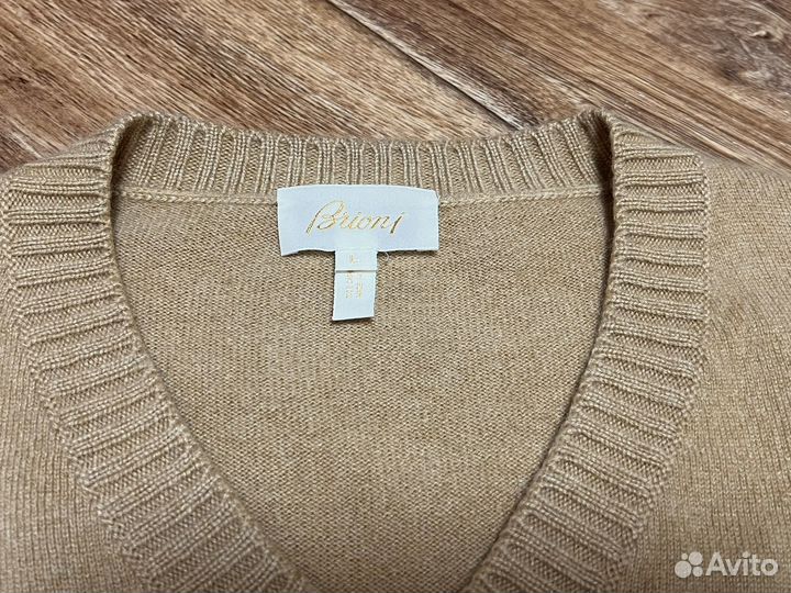 Brioni мужской джемпер, кашемир, 50 размер