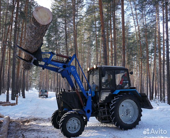 Фронтальный погрузчик пку-0,8 для мтз-80-82