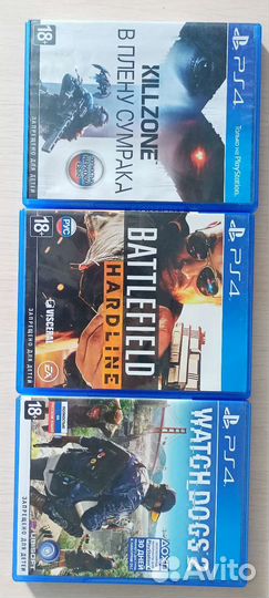 Диски с играми для Sony PS4