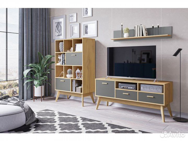 Тв-тумба Нордик-1 Wood Grey