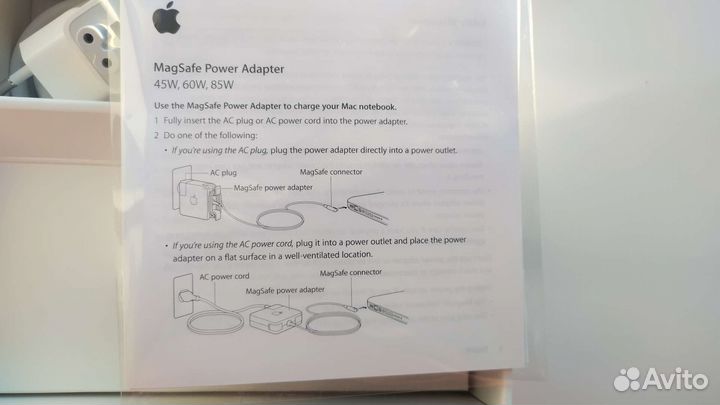 Apple magsafe power adapter 45w