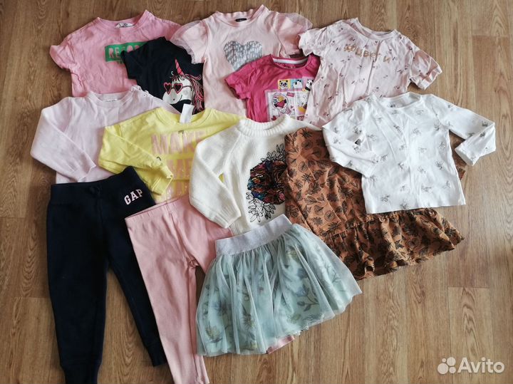 Одежда для девочки 92 98 пакетом