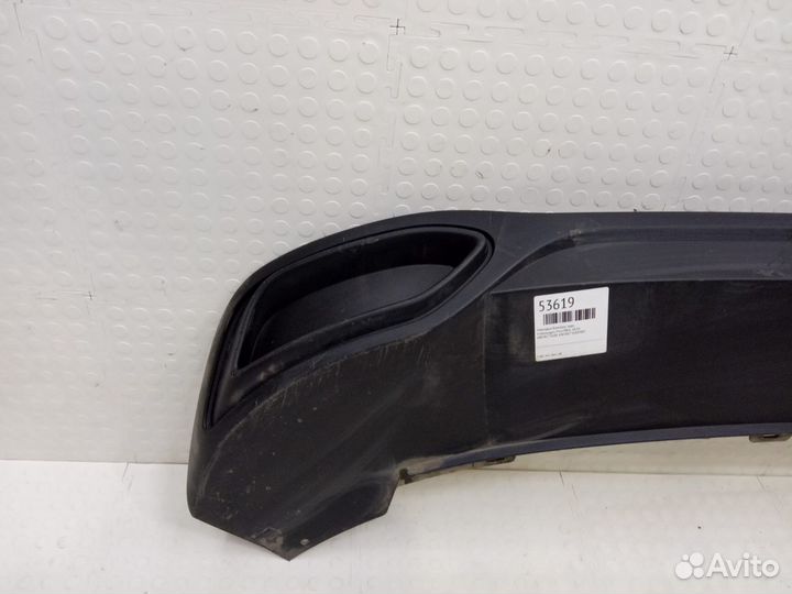 Накладка бампера задняя Volkswagen Polo MK6 2020