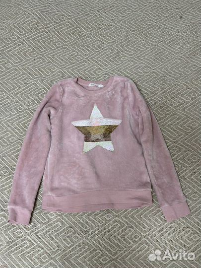 Кофта утепленная для девочки 9-10 лет