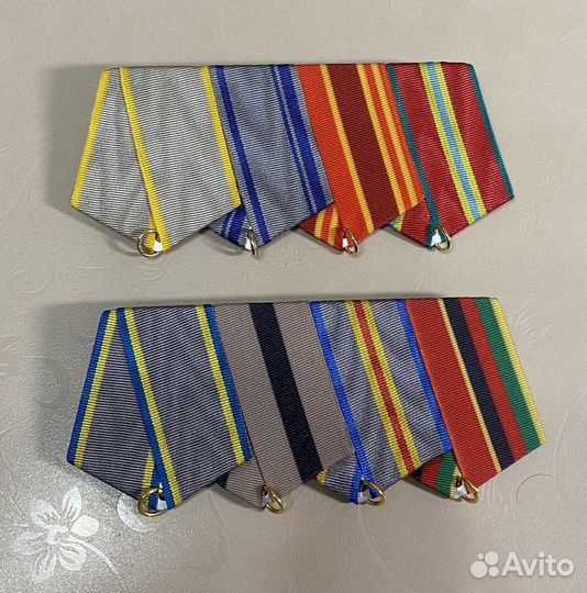 Орденские планки и колодки, орденская лента