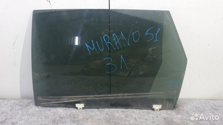 Стекло двери заднее левое Nissan Murano Z51 2009
