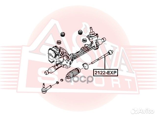 Тяга рулевая 2122-EXP asva