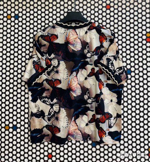 Футболка с принтом, от 52 до 58 размера