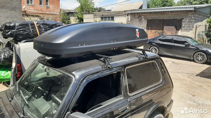 Автобокс на крышу Ваз Нива, 530 литров, 180 см