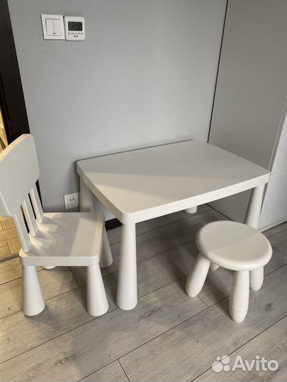 Стол и стулья Икея детские