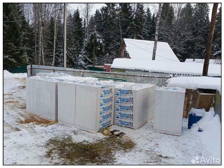 Газобетонные блоки 600x300x250