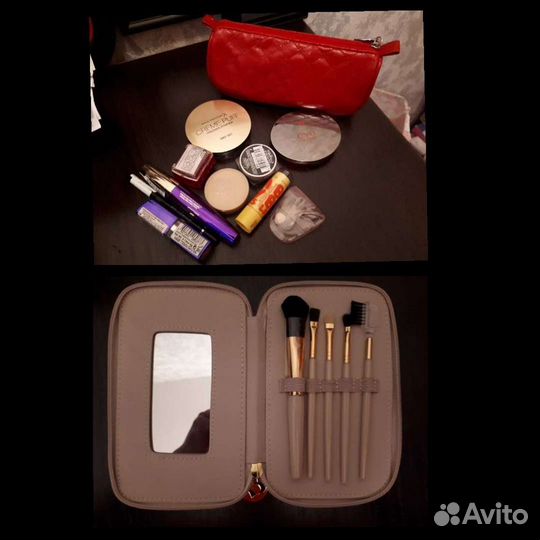 Набор косметики + набор кистей