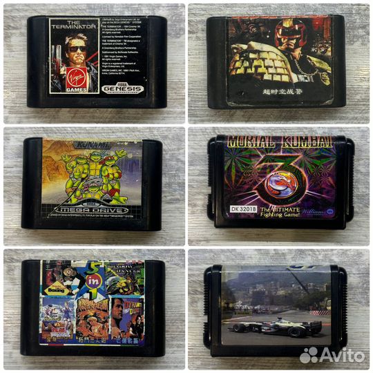 Картриджи для sega