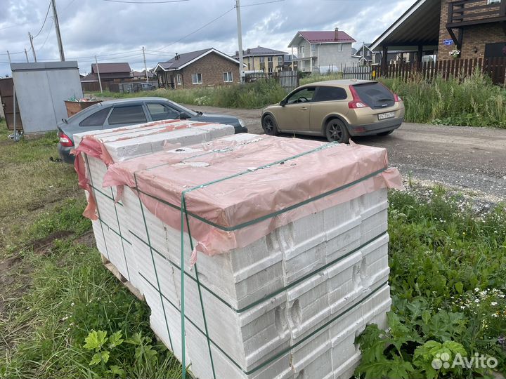 Блок Поревит стеновой бп-400 (625x400x250), D500