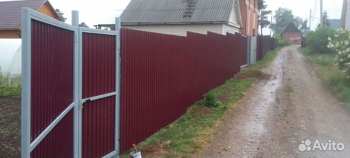 Профнастил зеленый. Металлопрокат