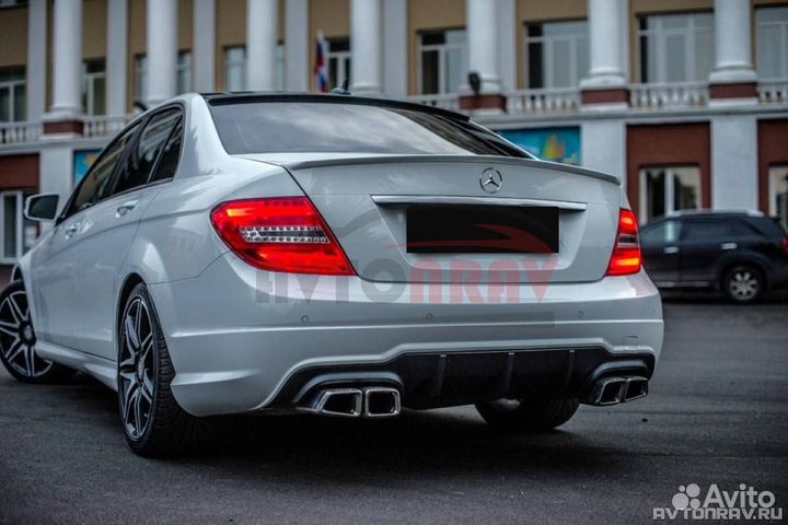 Спойлер+ Козырек AMG для Mercedes-Benz W204