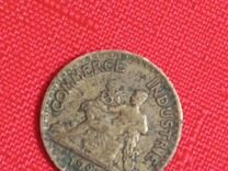 Монета Франция 1925 50 centimes