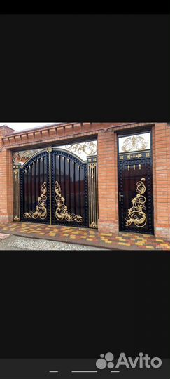 Ворота кованые