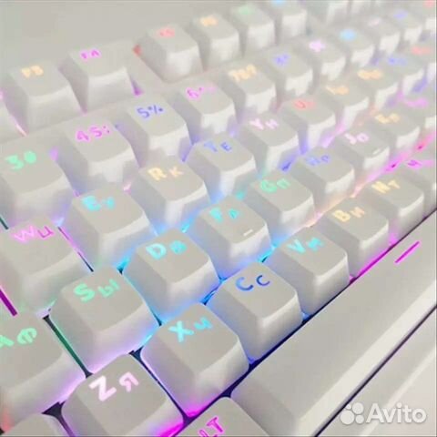 Кейкапы (колпачки) для клавиатуры с RGB подсветкой