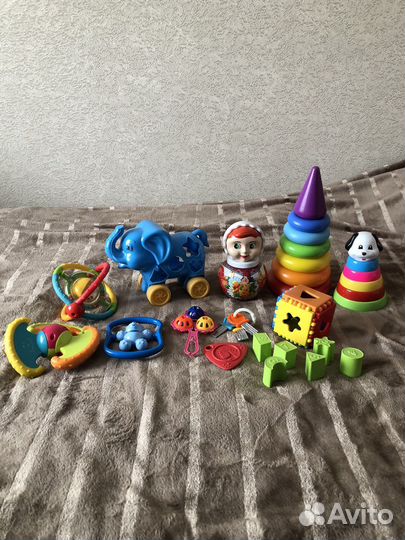 Огромный пакет развивающих игрушек